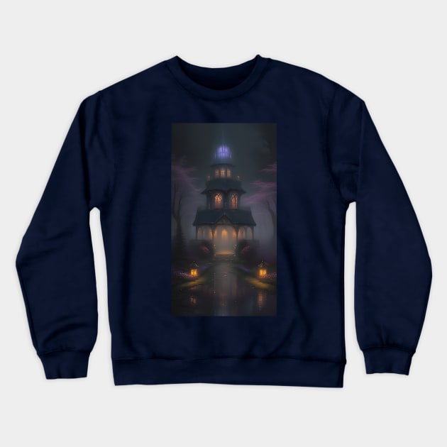 Light in the night Crewneck Sweatshirt by ManuLuce